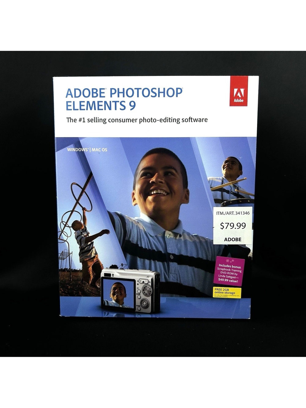 Adobe Photoshop Elements 9 (Win/Mac) 2-Discs w/Serial Number Tested